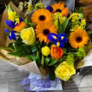 Mother's Day Flowers Bouquet Spray Florist Fresh Hand Tied Kings Lynn West Norfolk Flowers On The Green